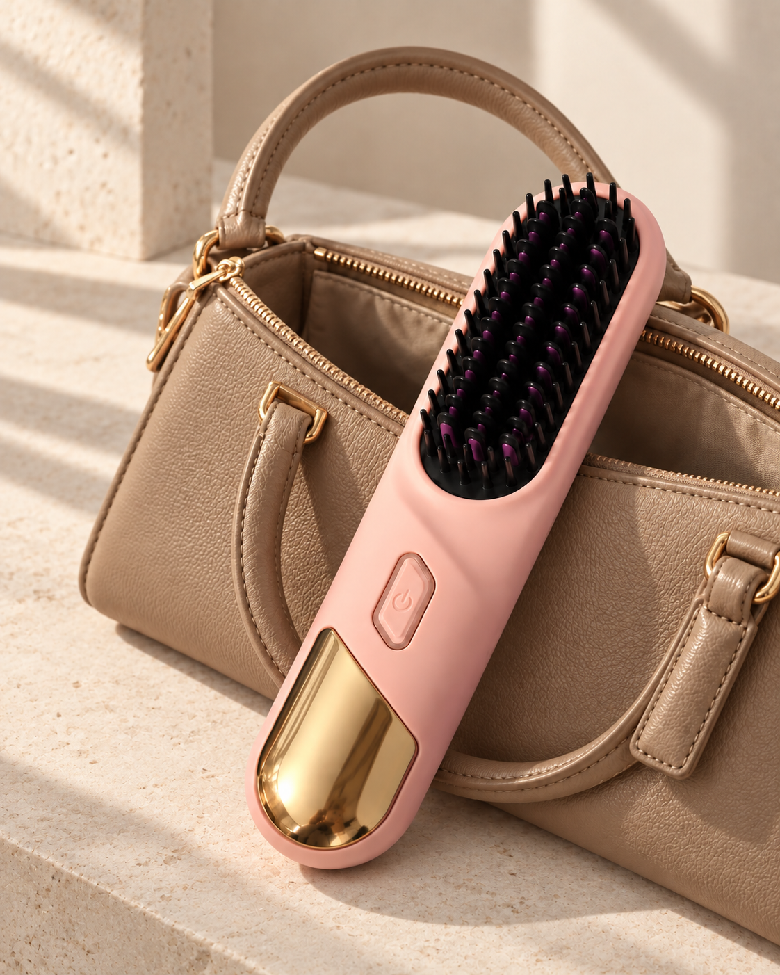 L’ÂME | Plancha de Pelo de Retoque de Bolso. Alisa. Ondula. Peina