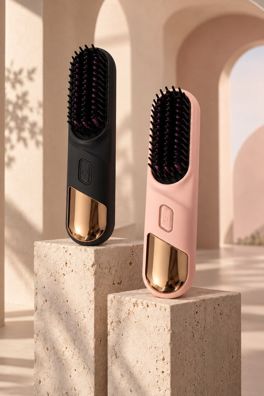 L’ÂME | Plancha de Pelo de Retoque de Bolso. Alisa. Ondula. Peina