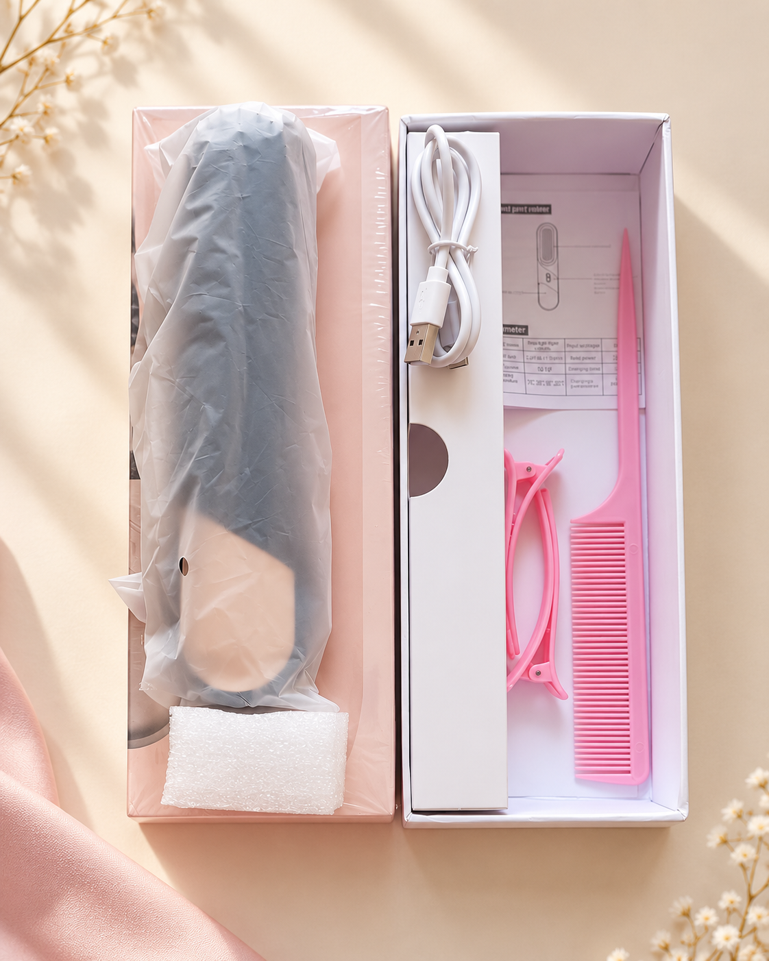 L’ÂME | Plancha de Pelo de Retoque de Bolso. Alisa. Ondula. Peina